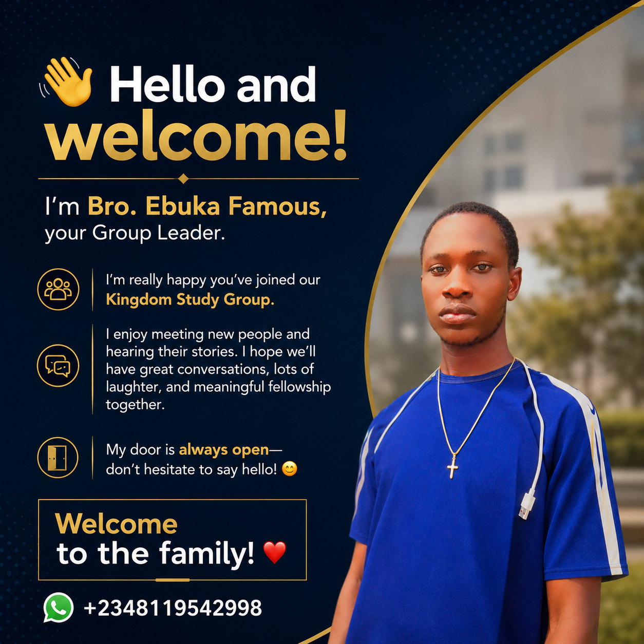 Enugu Church 埃努古教会  Bro  Ebuka 👇