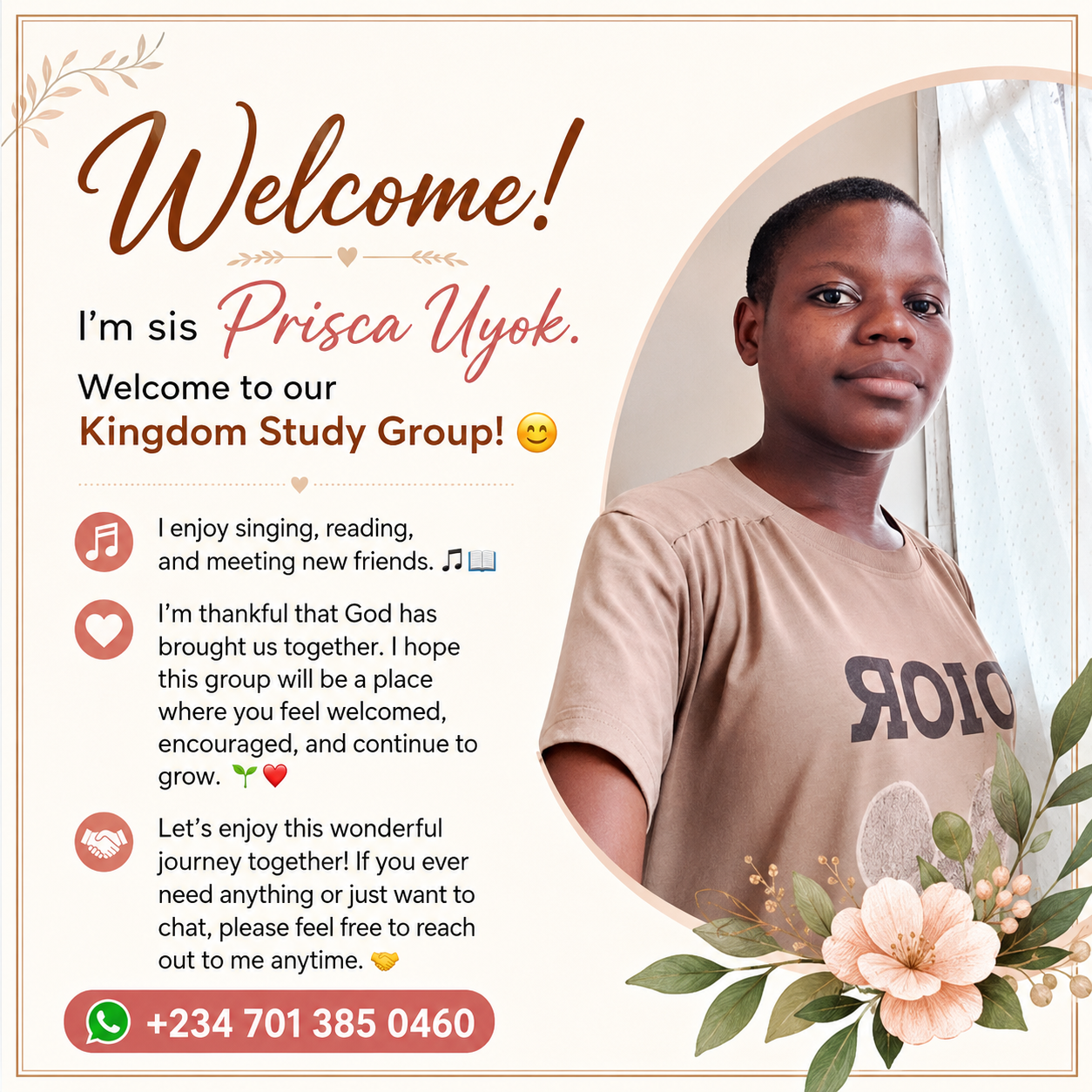 Enugu Church 埃努古教会 sis  Prisca 👇