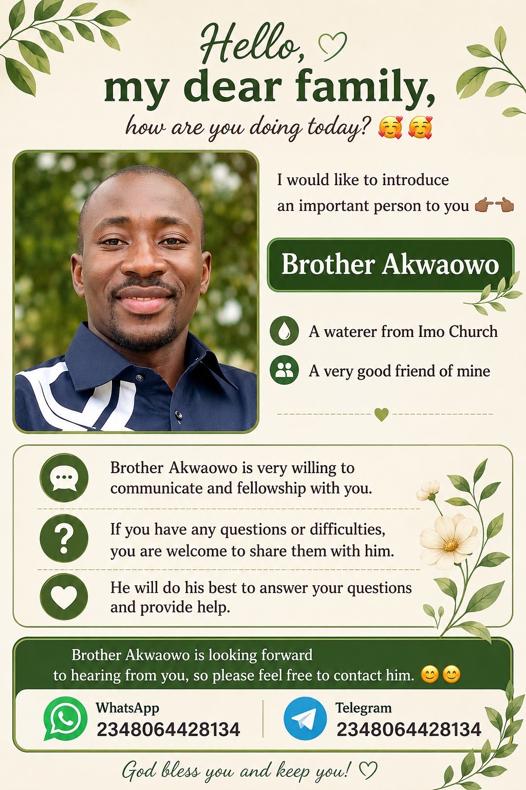 Imo Church 伊莫 bro Akwaowo👇