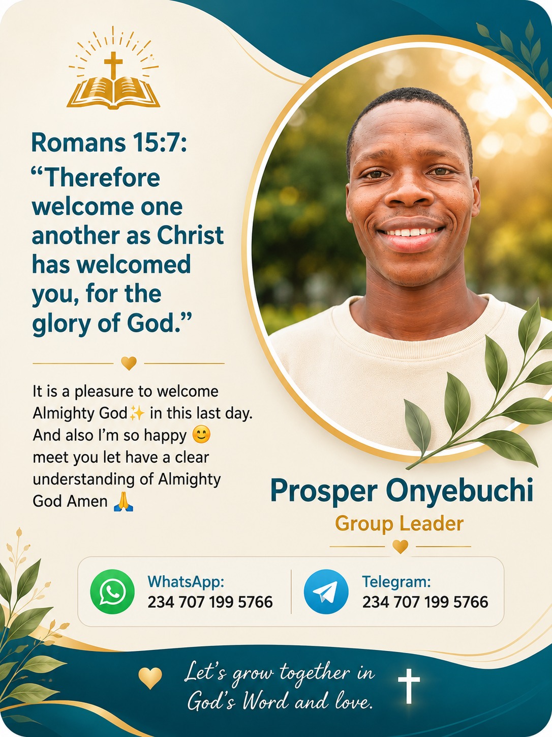 Imo Church 伊莫 bro Prosper👇
