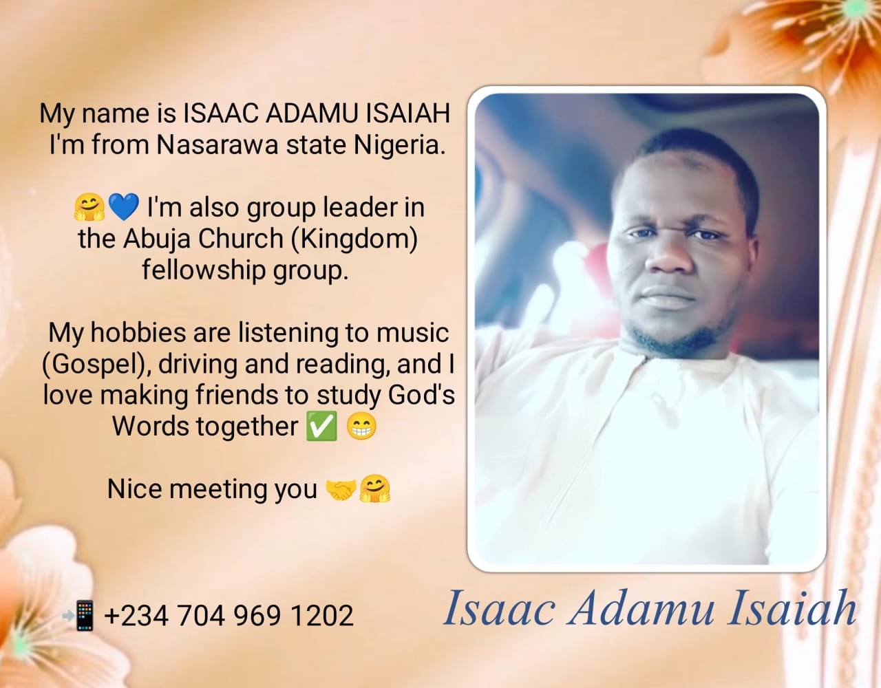 Brother Adamu Ngla Isaac