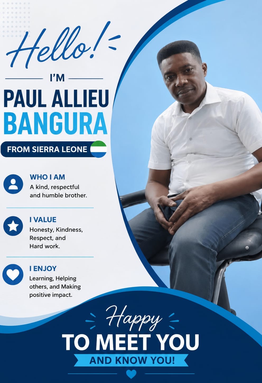Brother Paul Allieu Bangura 👇👇👇