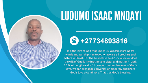 West Cape church西开普教会 bro Ludomo