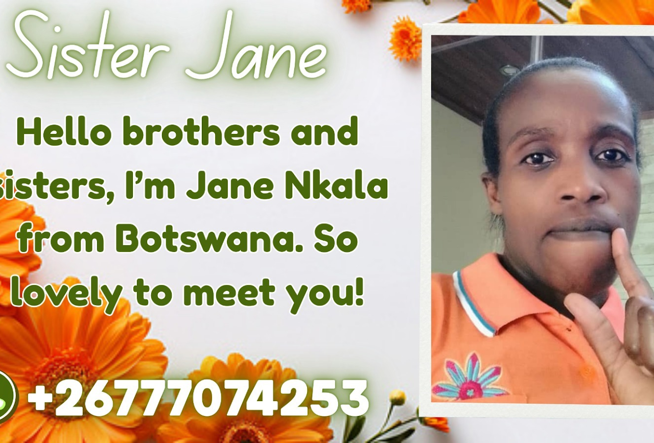 Botswana- 博茨瓦纳    sister Jane Nkala